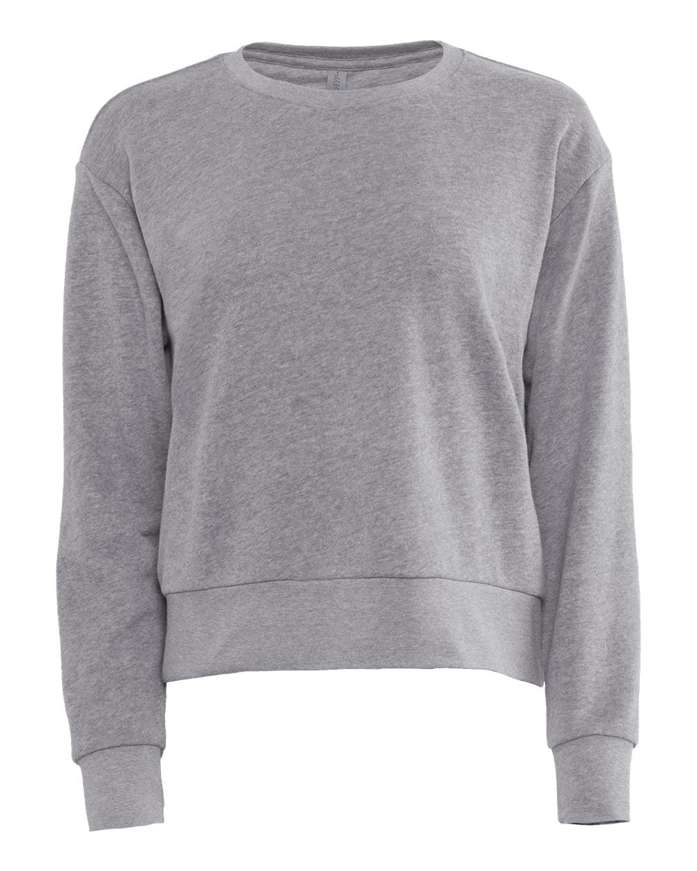 Women's crewneck cropped fleece