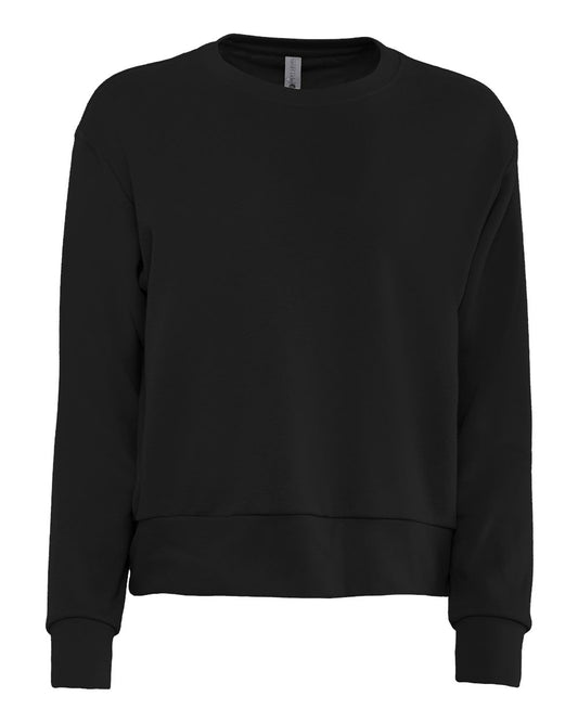 Women's crewneck cropped fleece