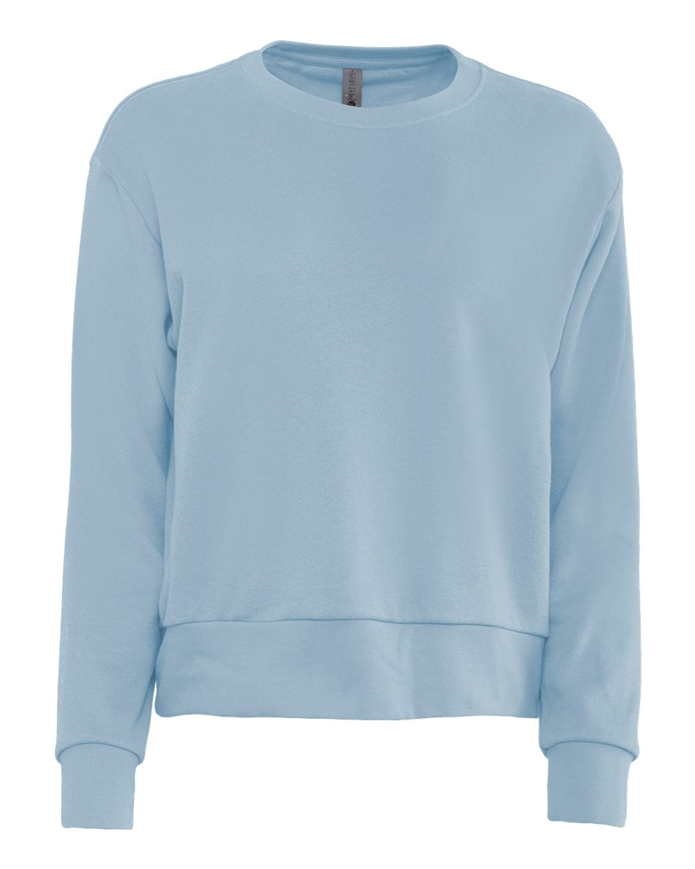 Women's crewneck cropped fleece