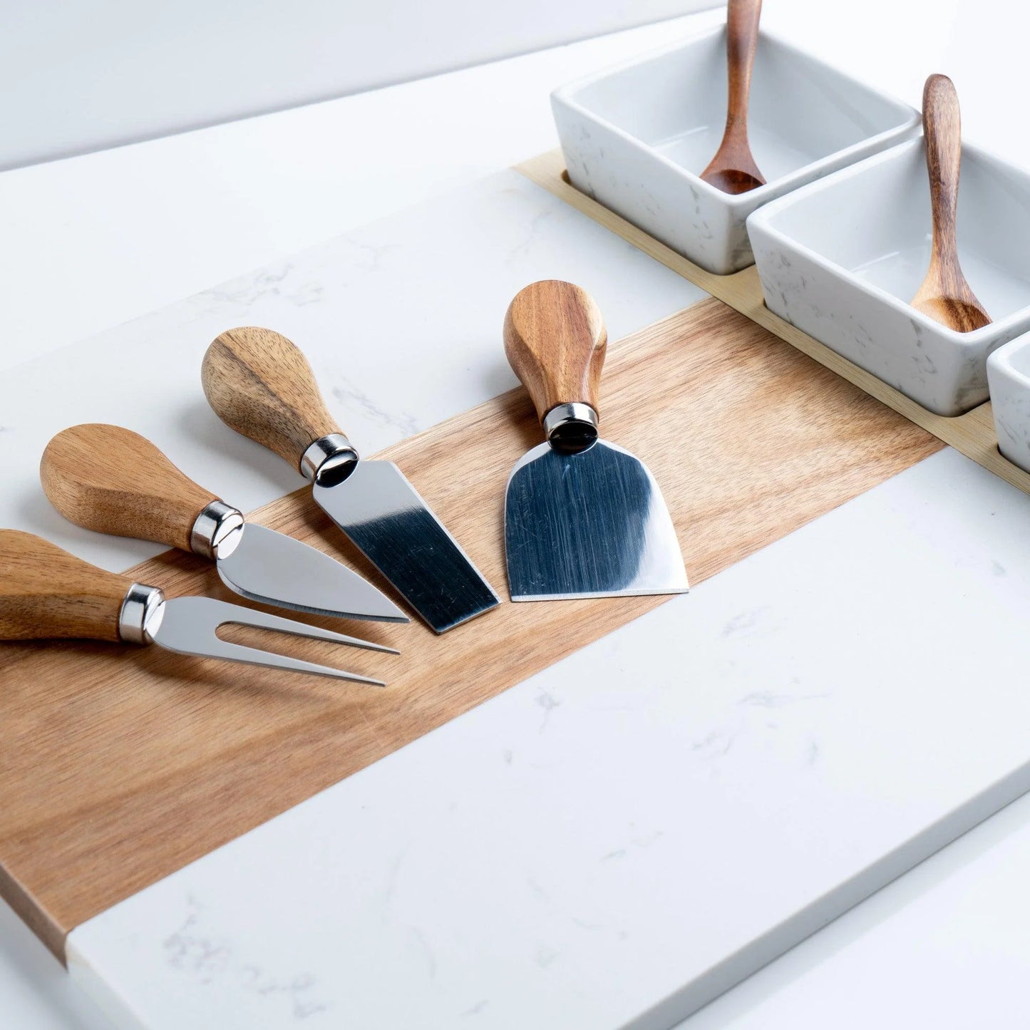 Marble Charcuterie Set