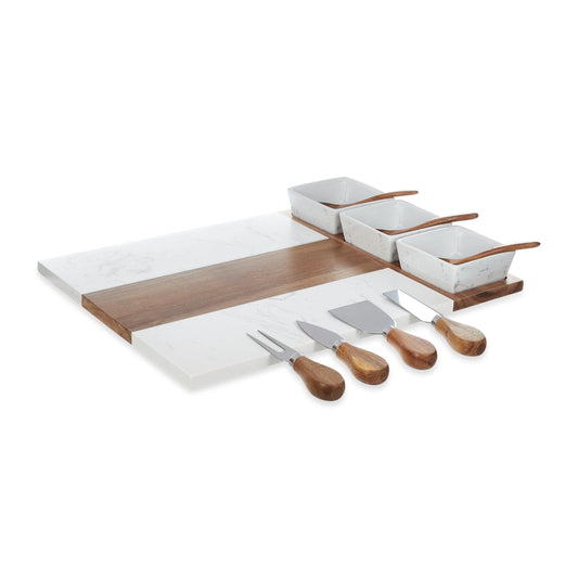 Marble Charcuterie Set