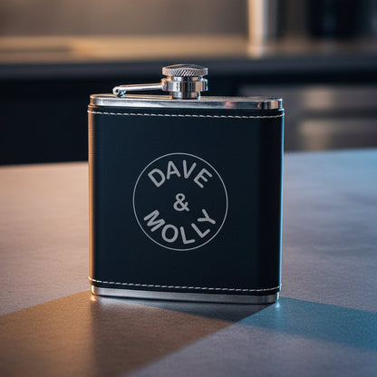 6oz. Hip Flask-Choose your color & logo