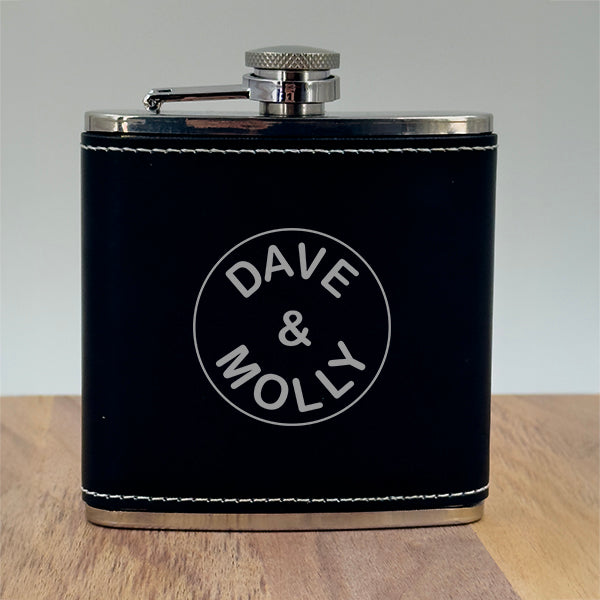 6oz. Hip Flask-Choose your color & logo