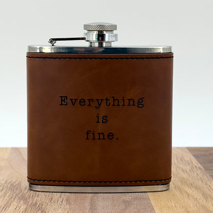 6oz. Hip Flask-Choose your color & logo