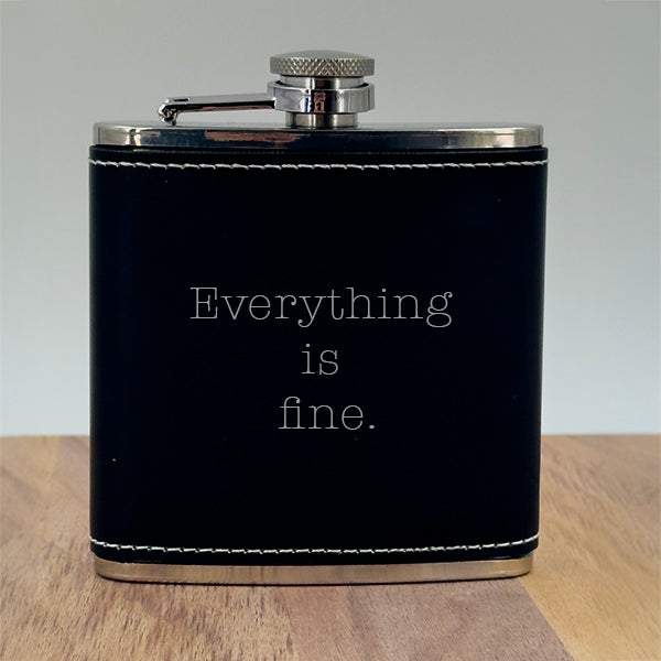 6oz. Hip Flask-Choose your color & logo