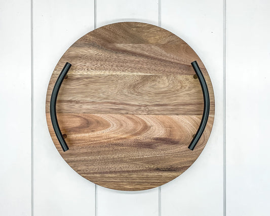 ACACIA ROUND TRAY