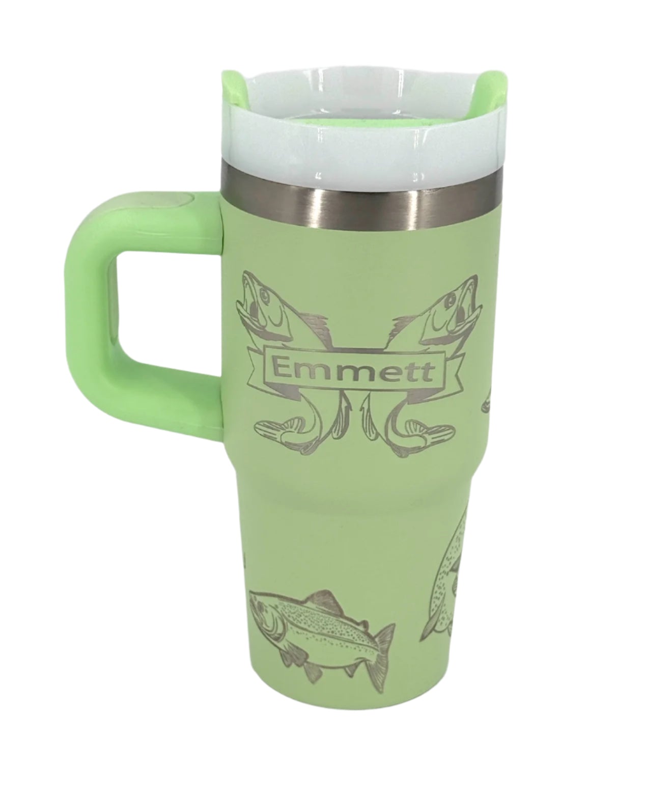 Kids 14 Oz Tumbler with Handle and Straw