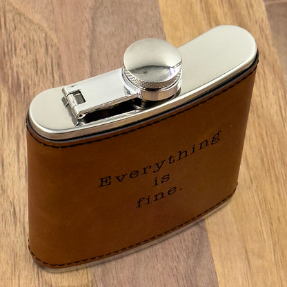 6oz. Hip Flask-Choose your color & logo