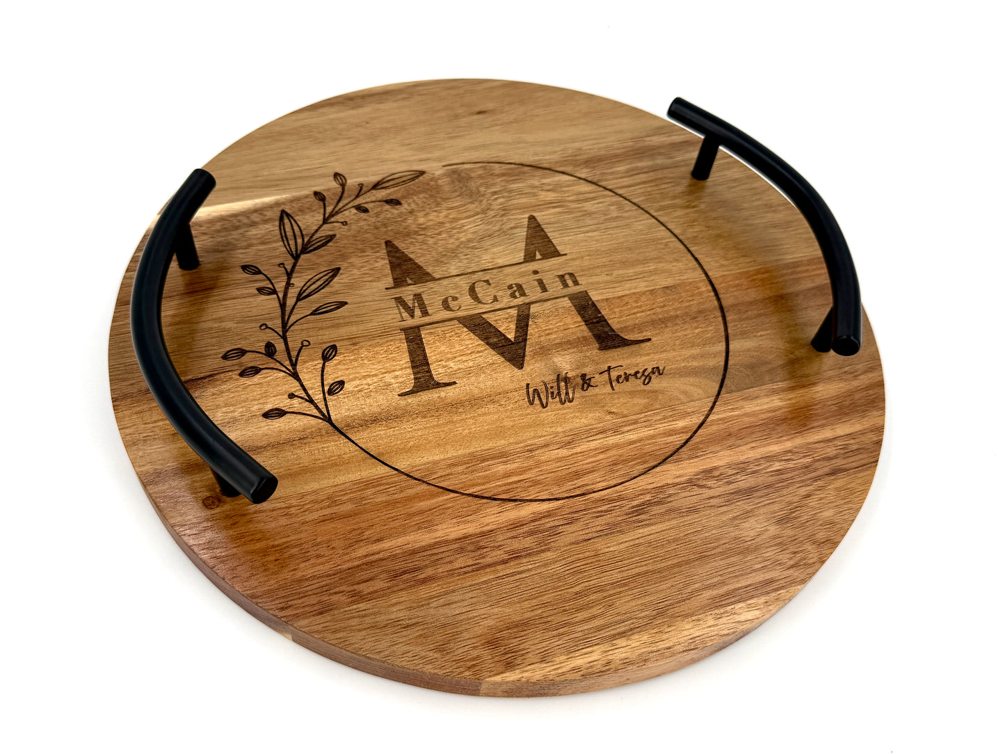 ACACIA ROUND TRAY