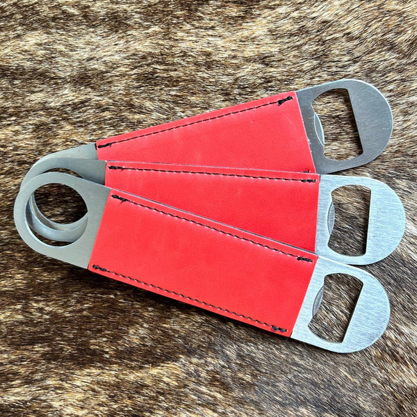 Premium Leatherette Bottle Openers