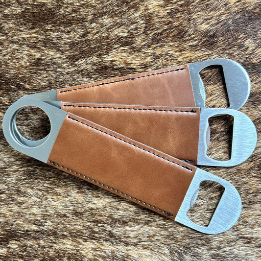 Premium Leatherette Bottle Openers